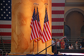 3 American Flags