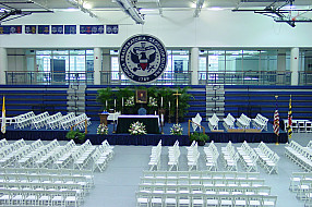 Graduation Stage at Georgetown Preparatory School